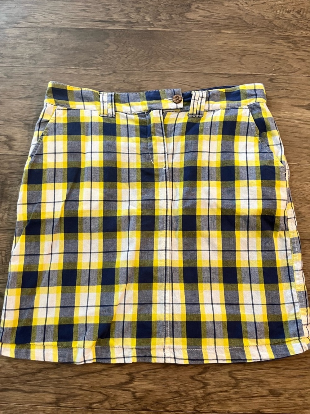 Olde School Blue/Yellow Reversible Skirt
